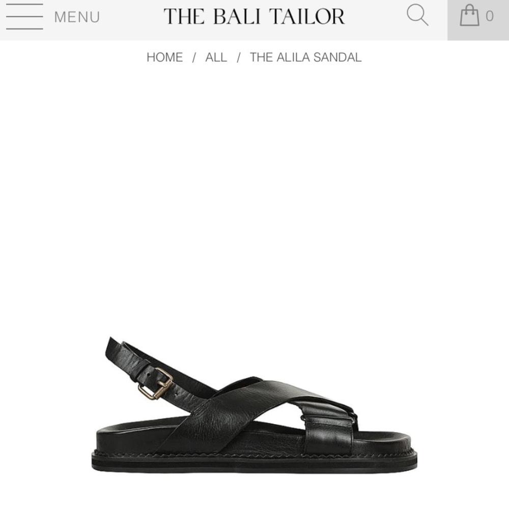 The Bali Tailor’s bestselling sandal, the Alila!